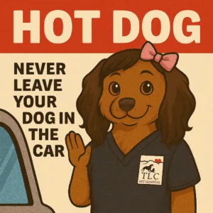Hot Dog Alert - Never leave your dog in the car